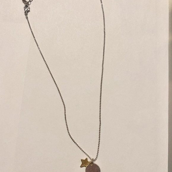 14k gold sterling silver believe necklace - Picture 2 of 4